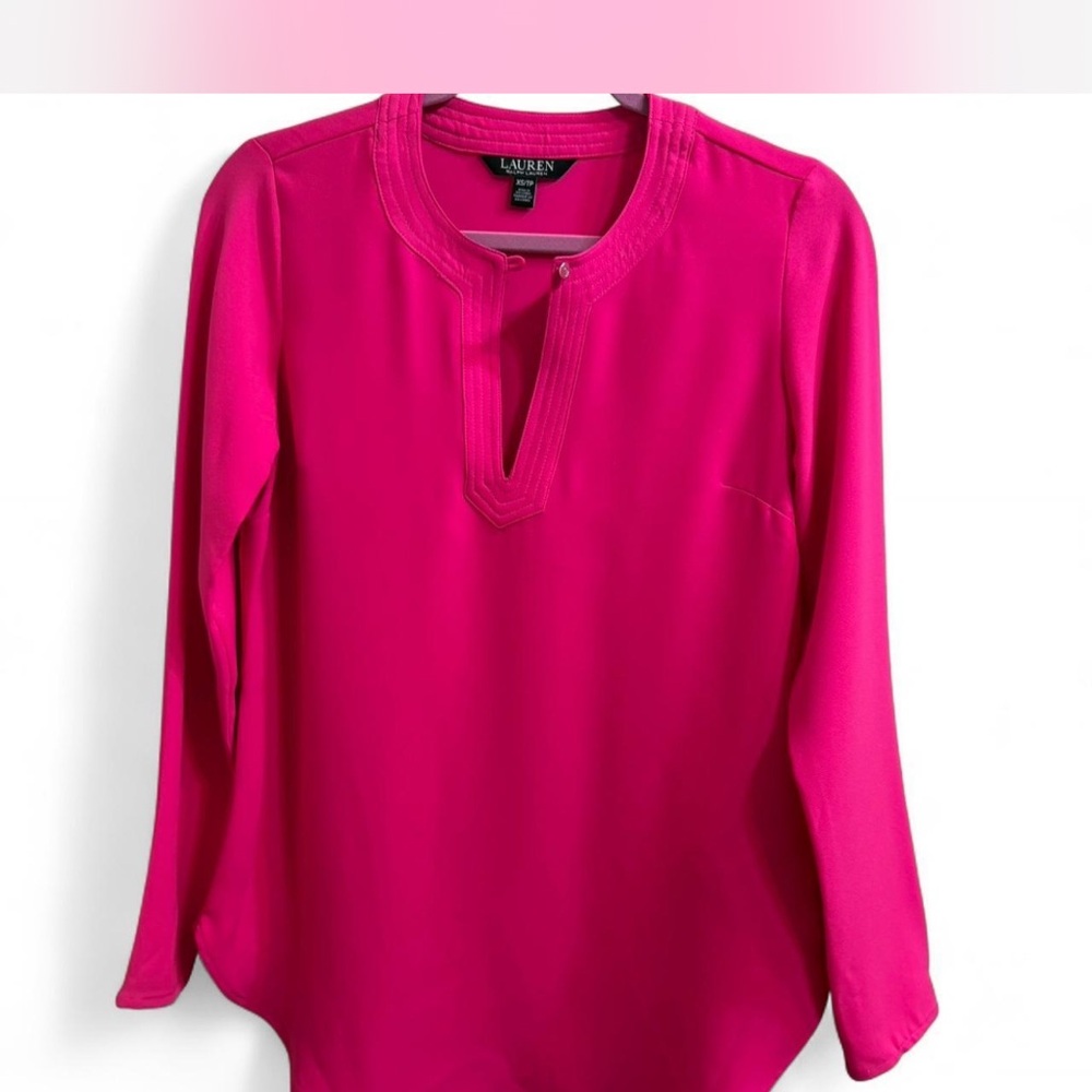 Ralph Lauren Fuchsia Blouse